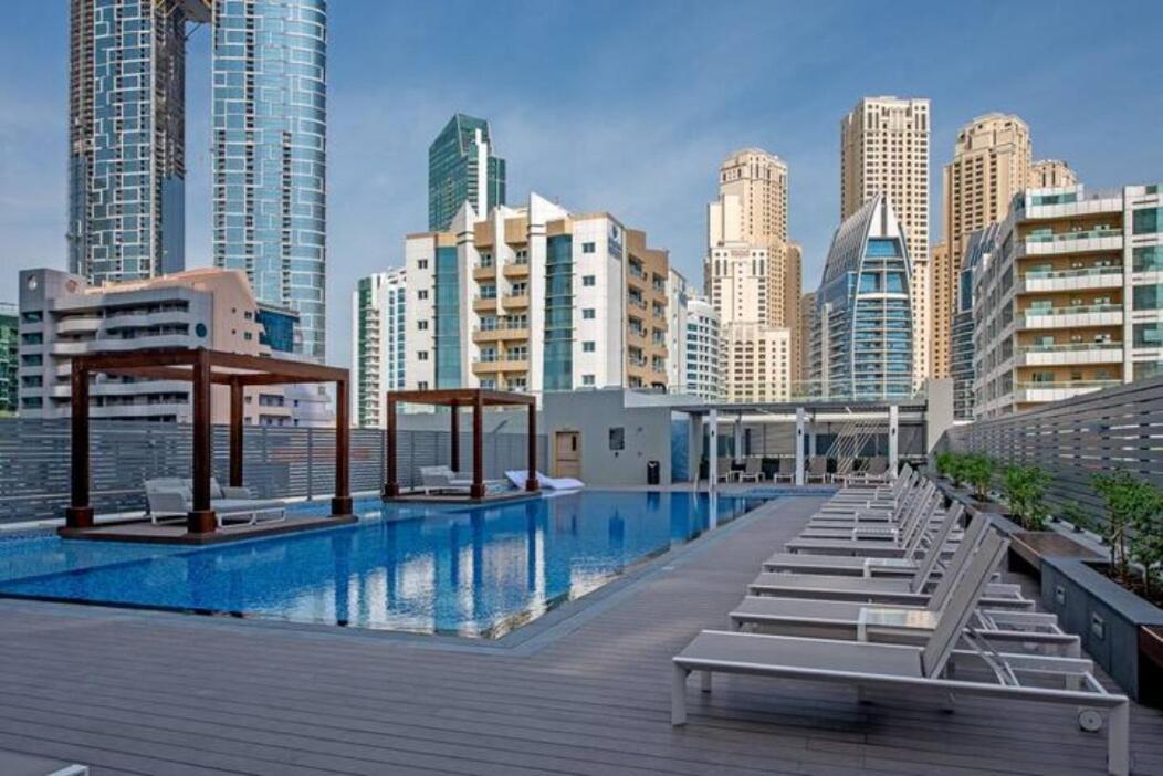 Bright 1-Bedroom Apartment In Dubai Marina Exterior photo